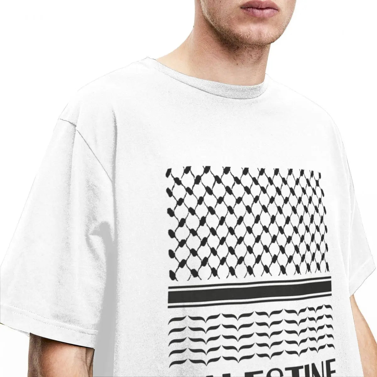Palestinian Kufiya Y2K Casual Short Sleeve Tees