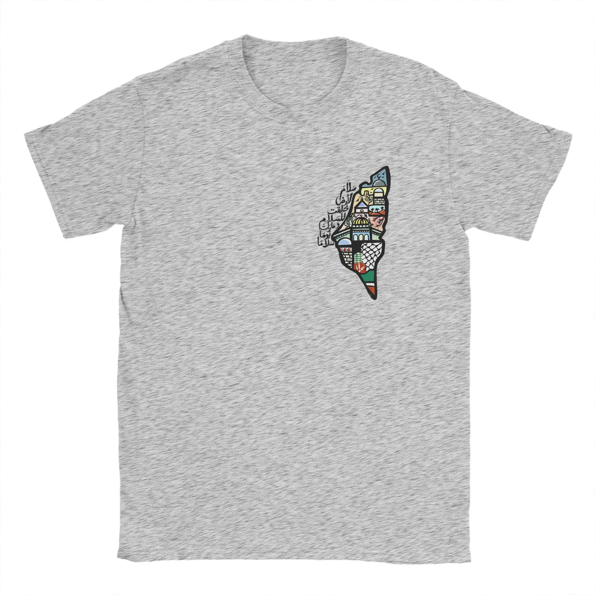 Palestinian Map Y2K T shirt