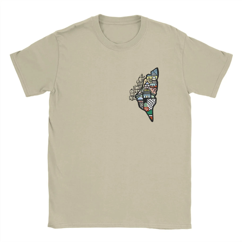 Palestinian Map Y2K T shirt