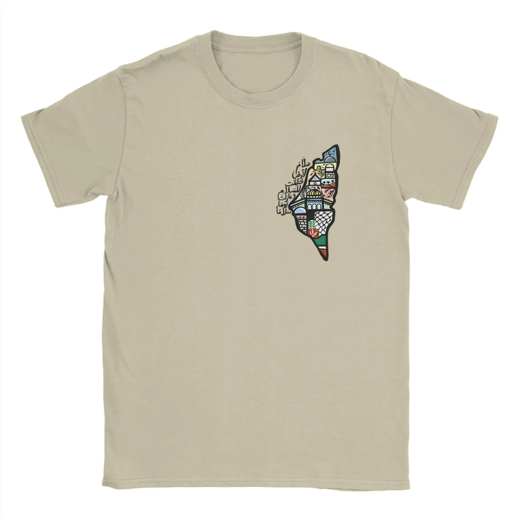 Palestinian Map Y2K T shirt