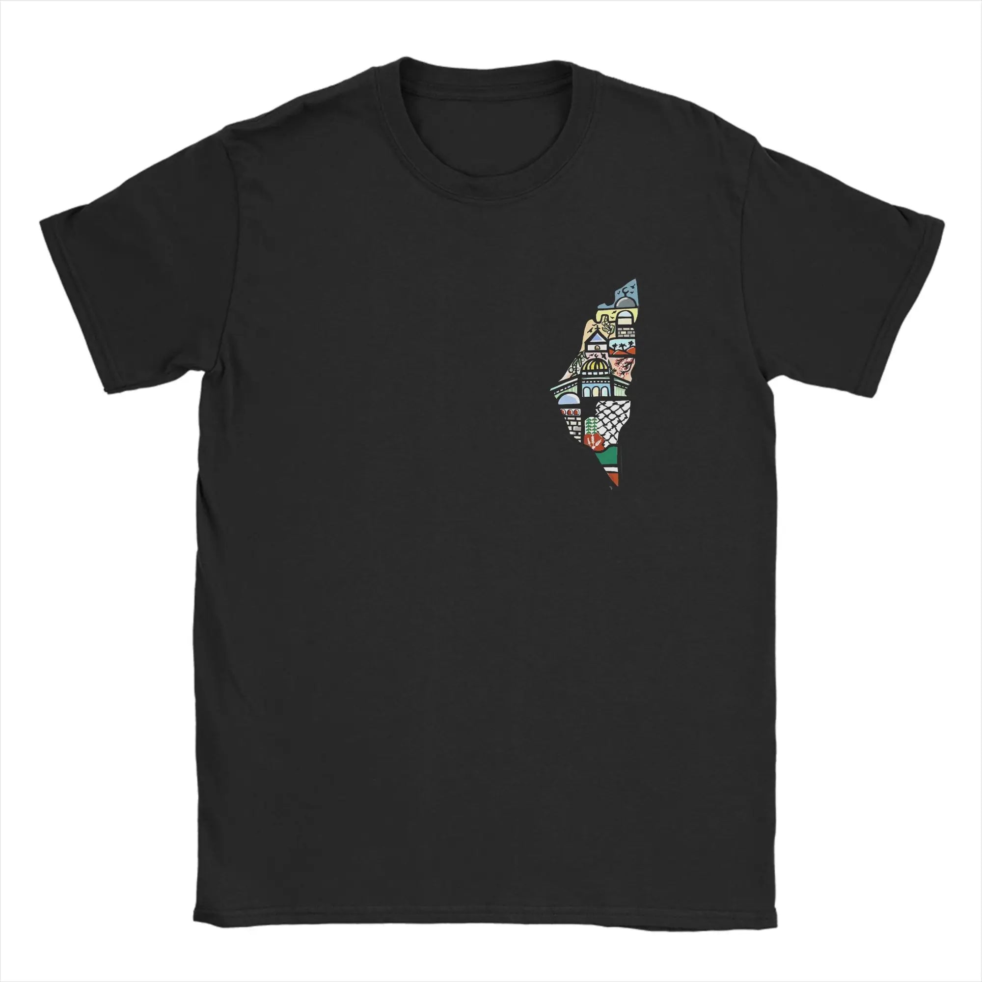 Palestinian Map Y2K T shirt