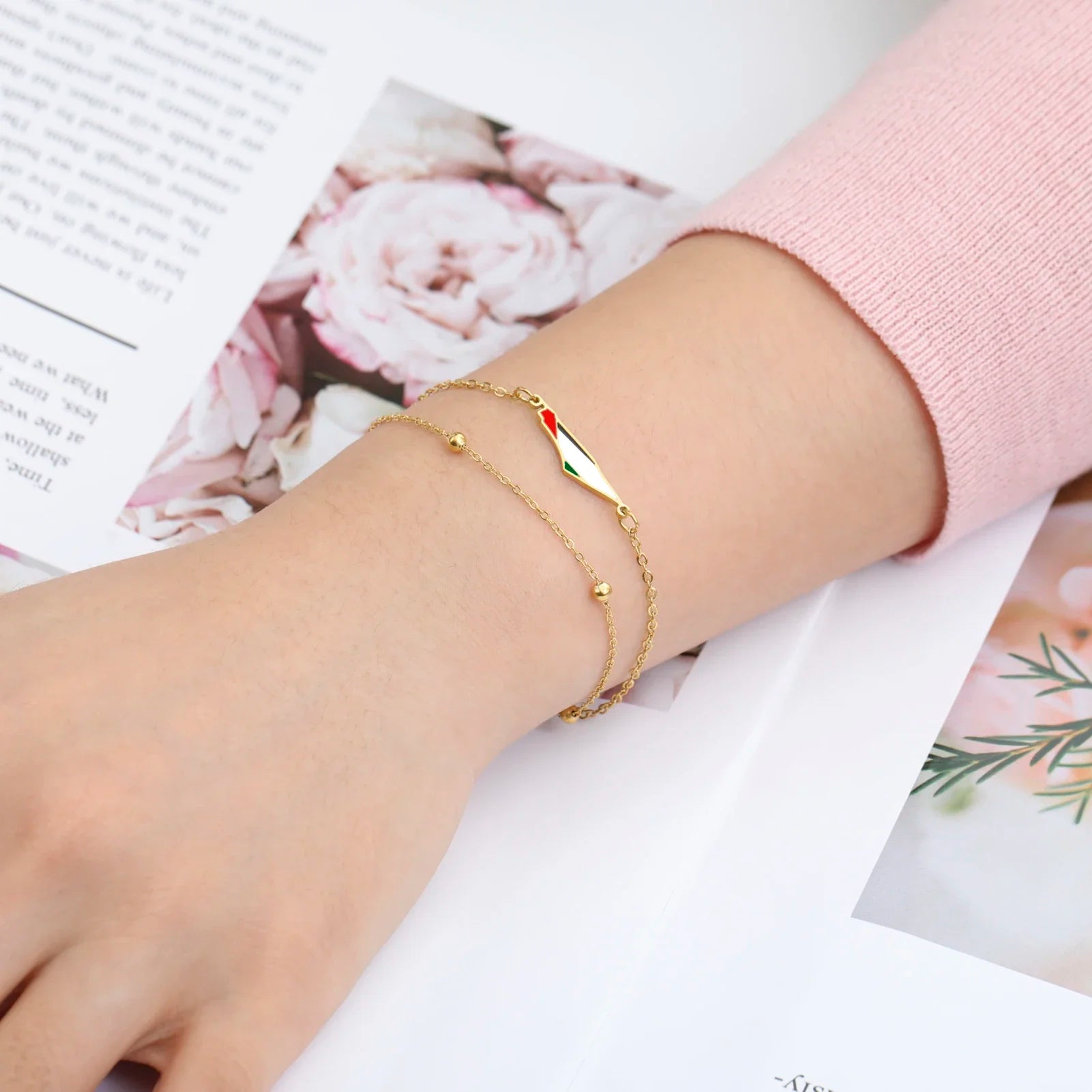 Palestine Map Bracelets