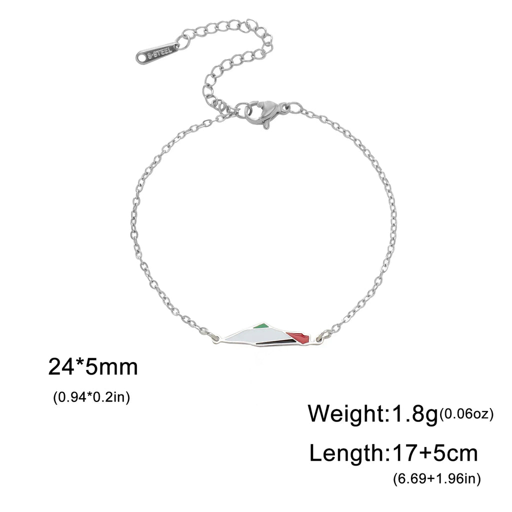 Palestine Map Bracelets