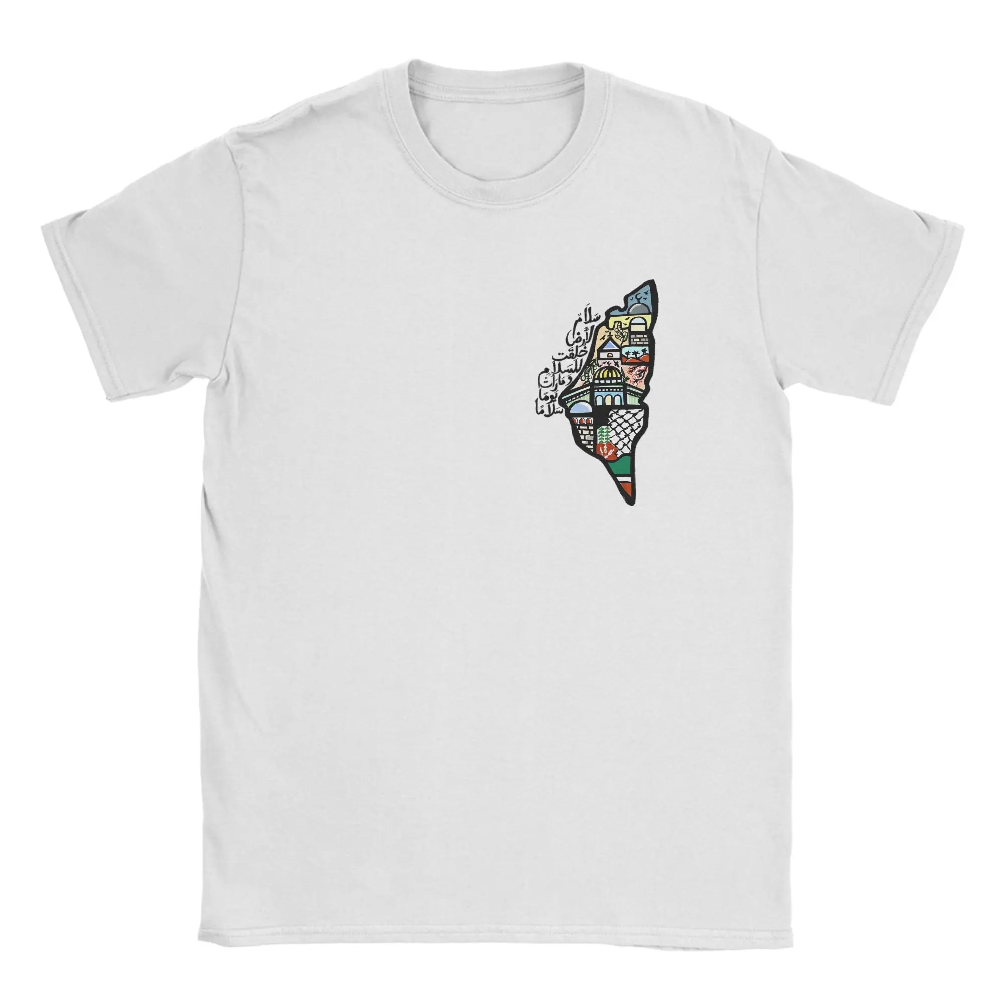Palestinian Map Y2K T shirt