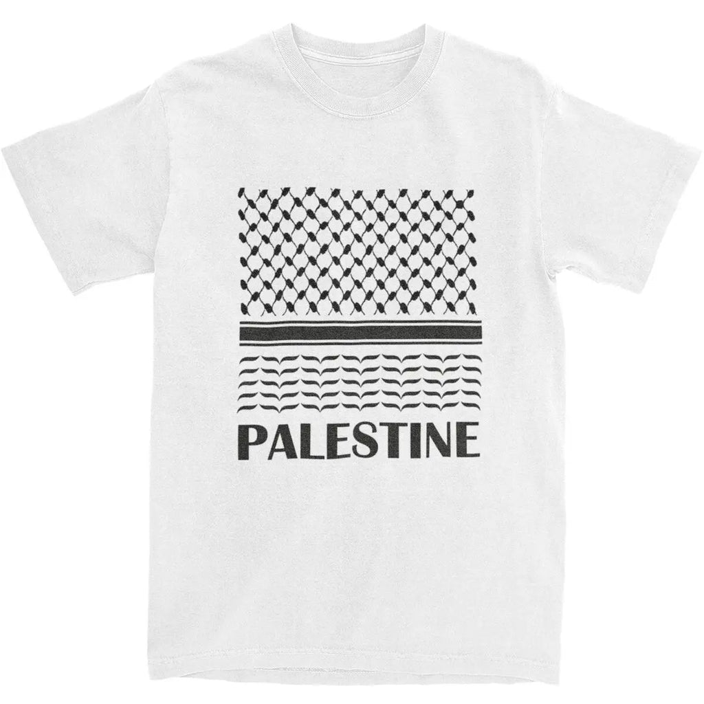 Palestinian Kufiya Y2K Casual Short Sleeve Tees