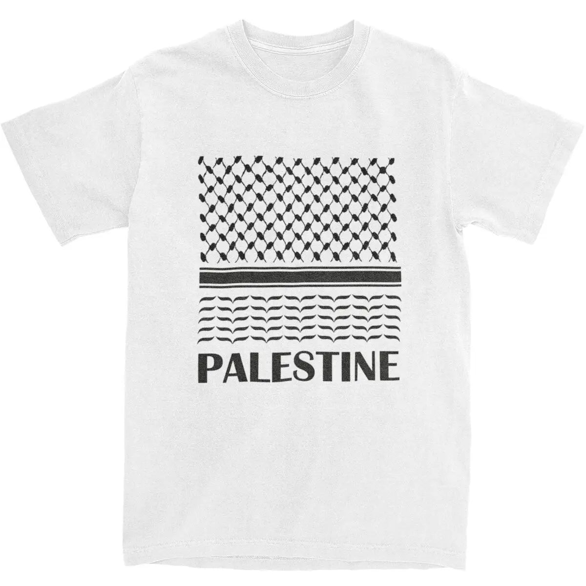 Palestinian Kufiya Y2K Casual Short Sleeve Tees