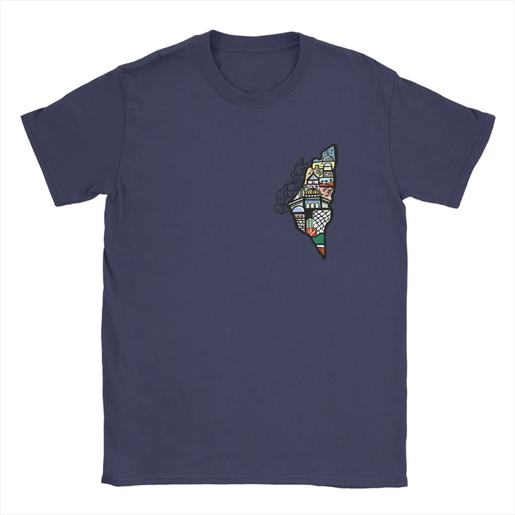 Palestinian Map Y2K T shirt