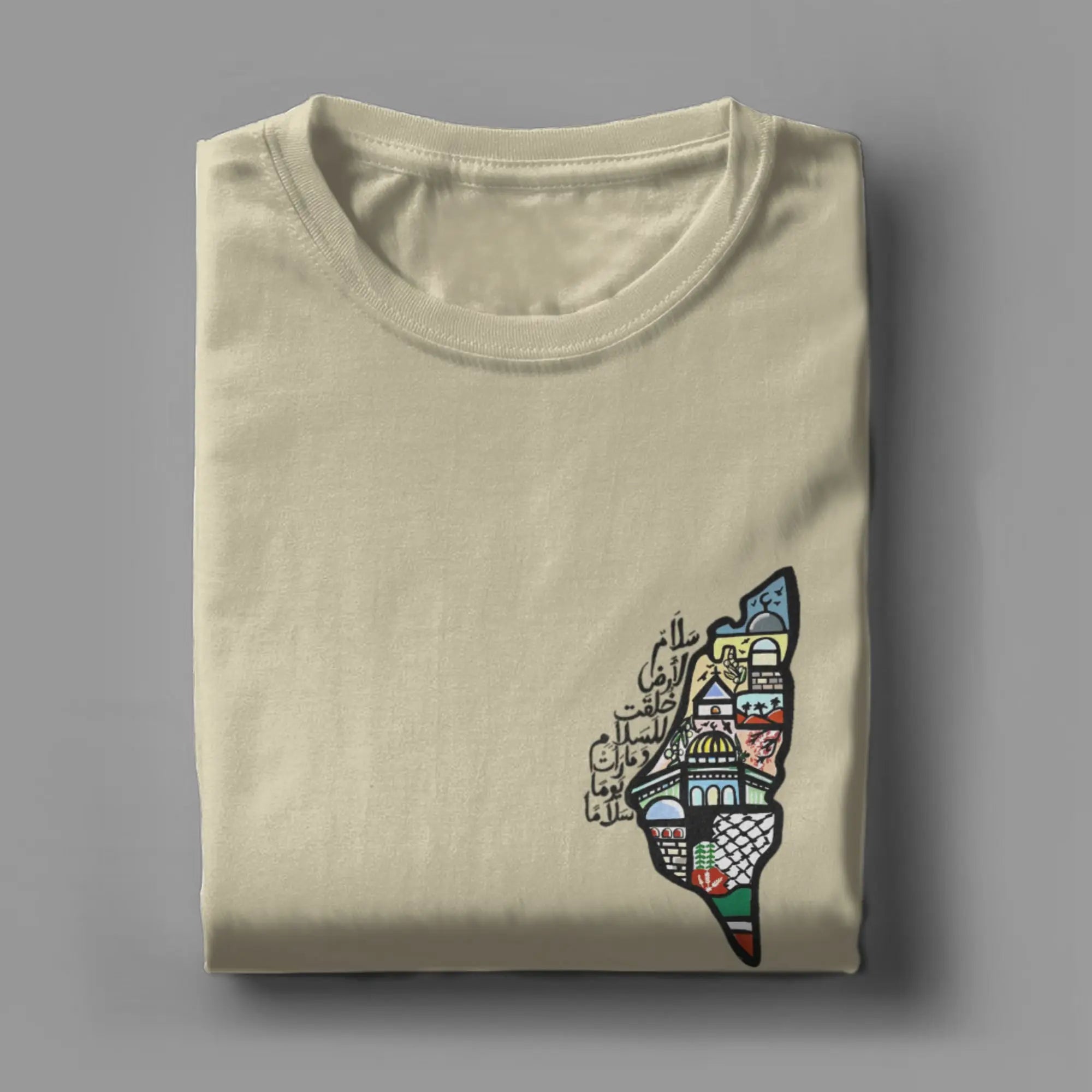 Palestinian Map Y2K T shirt